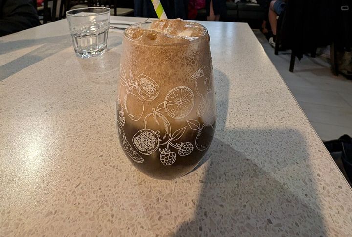 Ice Cream Soda Floats On Counters