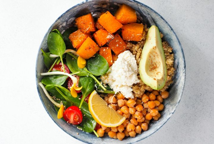 Sweet Potato And Chickpea Breakfast Bowl