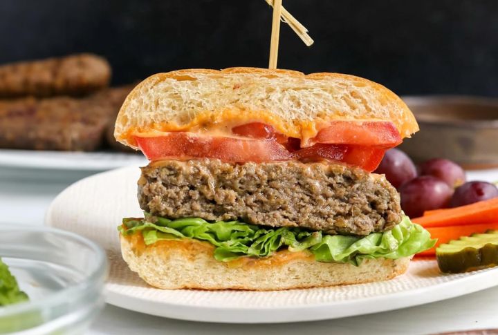 Earth Grown Flame-Grilled Protein Burger