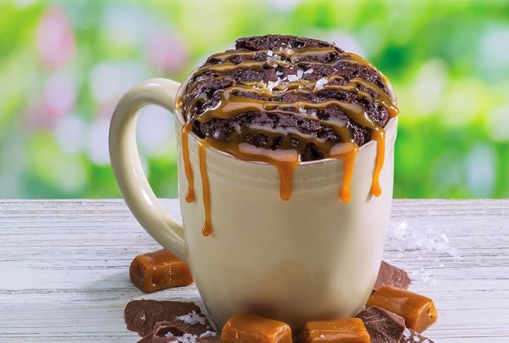 Salted Caramel Mug Cake
