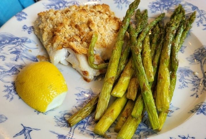 New Hampshire: Baked Haddock