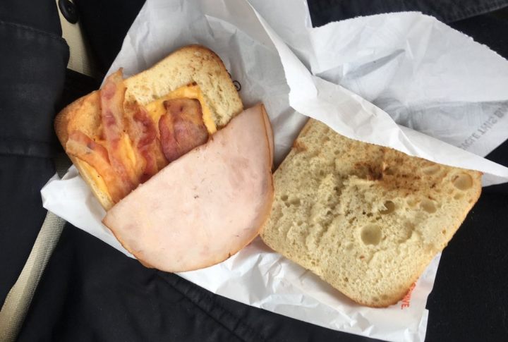 Dunkin’s Turkey Cheddar Bacon Sandwich