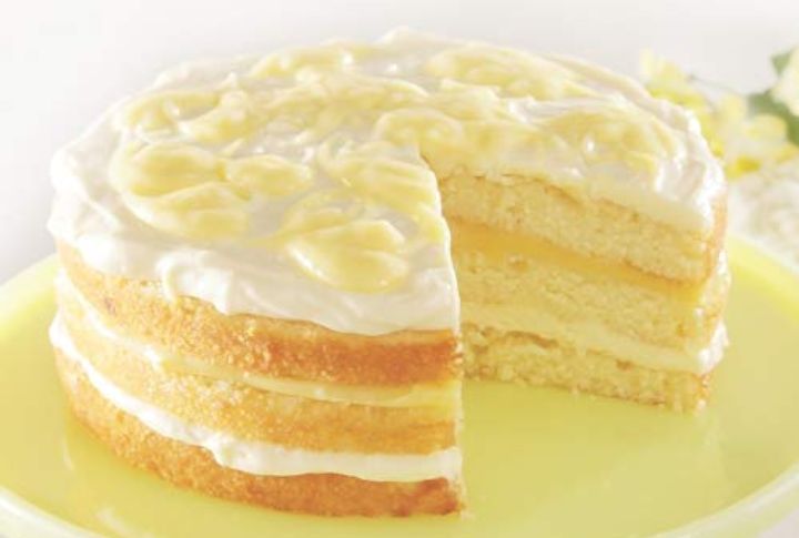 Lemon Curd Layer Cake