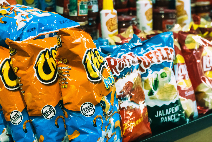 Packaged Snacks With Powdered Seasonings