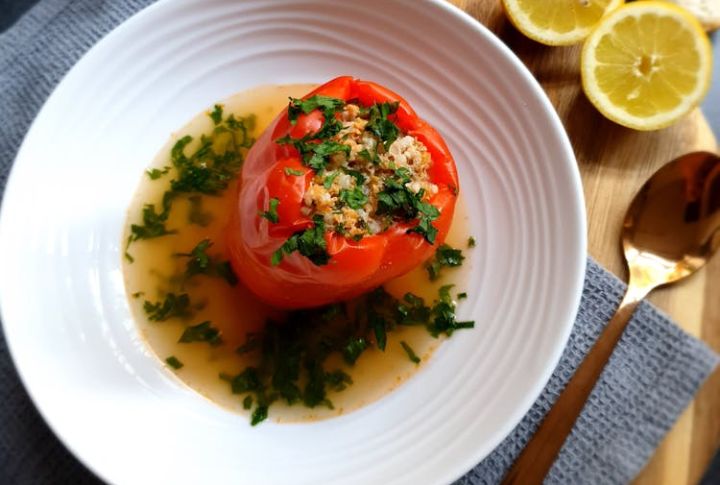 Protein-Packed Quinoa And Black Bean Stuffed Peppers