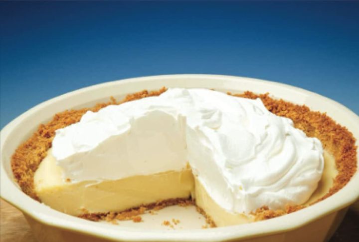 Mango Lime Icebox Pie