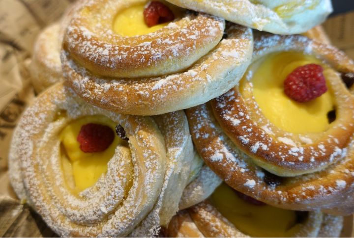 Fruit-Filled Danish Pastries