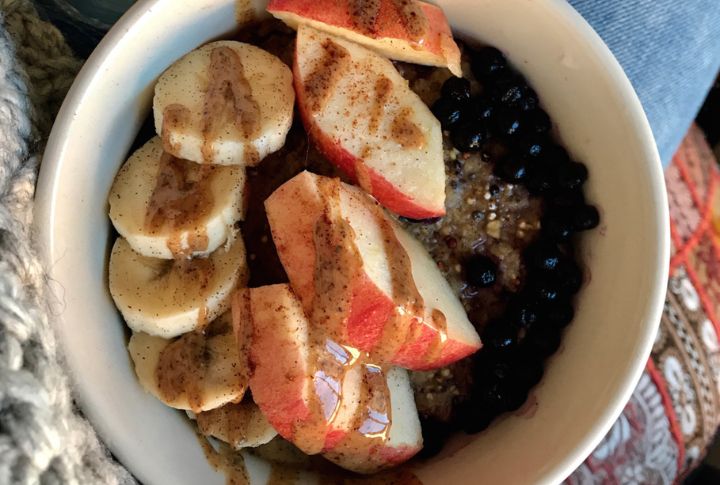 Apple Slices And Almond Butter