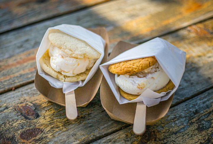 Ice Cream Sandwiches In Foil Wraps