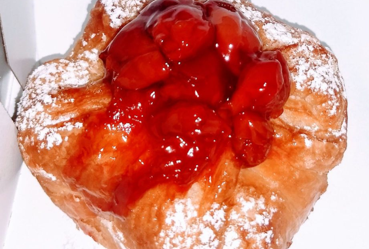 Cherry Pastry At Panera Bread