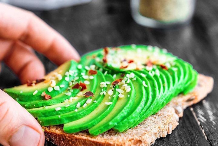 Avocado Toast And Hemp Seeds