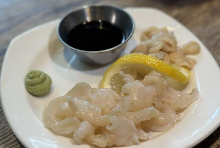 Washington: Geoduck Sashimi At Taylor Shellfish Farms, Shelton