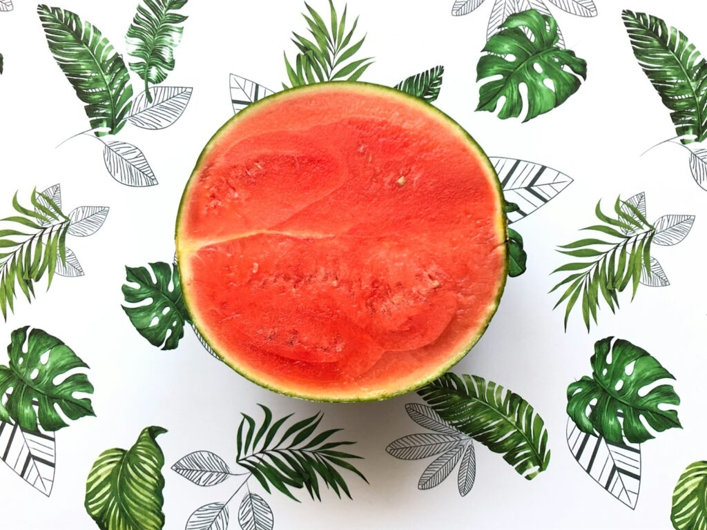 round green watermelon