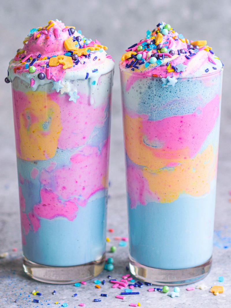 Unicorn Rainbow Smoothie
