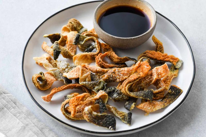 Crispy Salmon Skin Chips