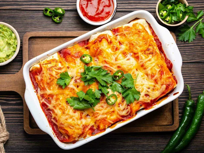 Classic Chicken Enchiladas