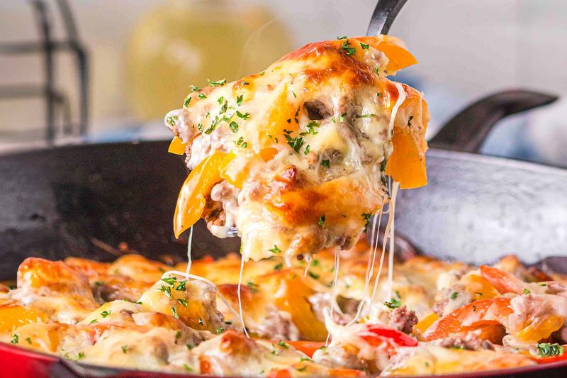 Classic Cheesesteak Casserole