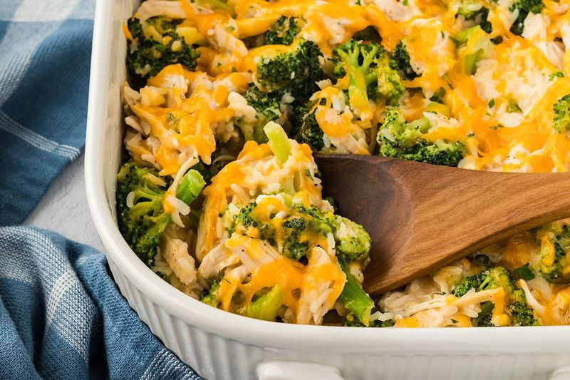 Cheesy Broccoli and Rice Casserole