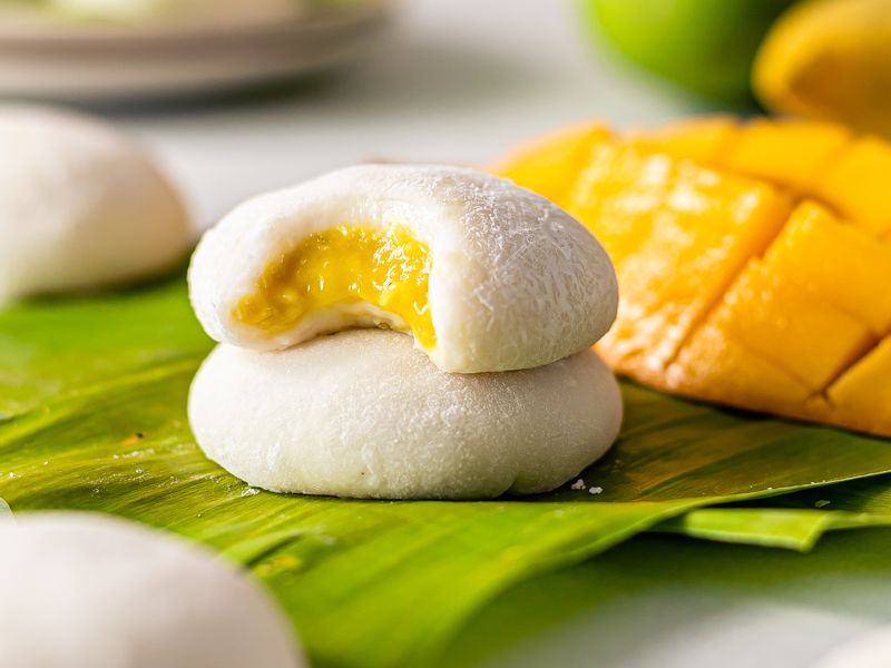 Mango Mochi Ice Cream
