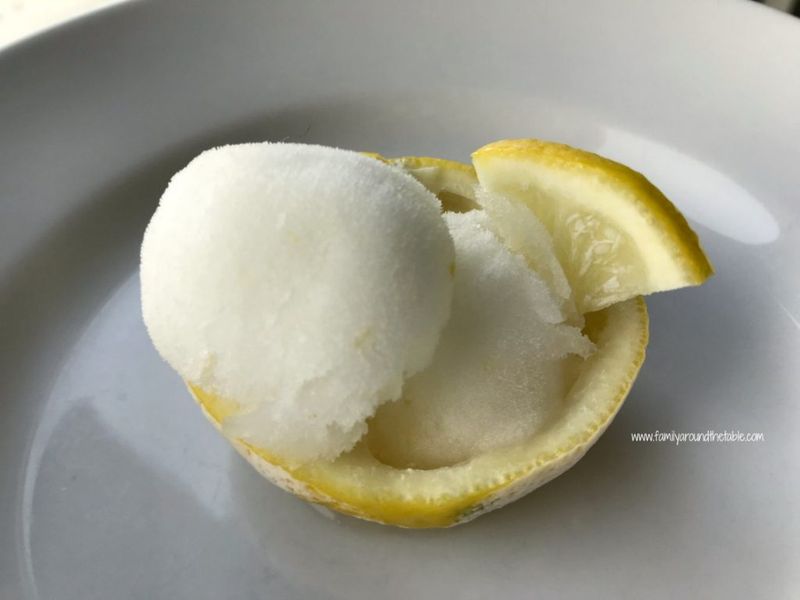 Lemon Sorbet