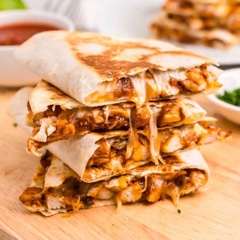 Cheesy Chicken Quesadillas