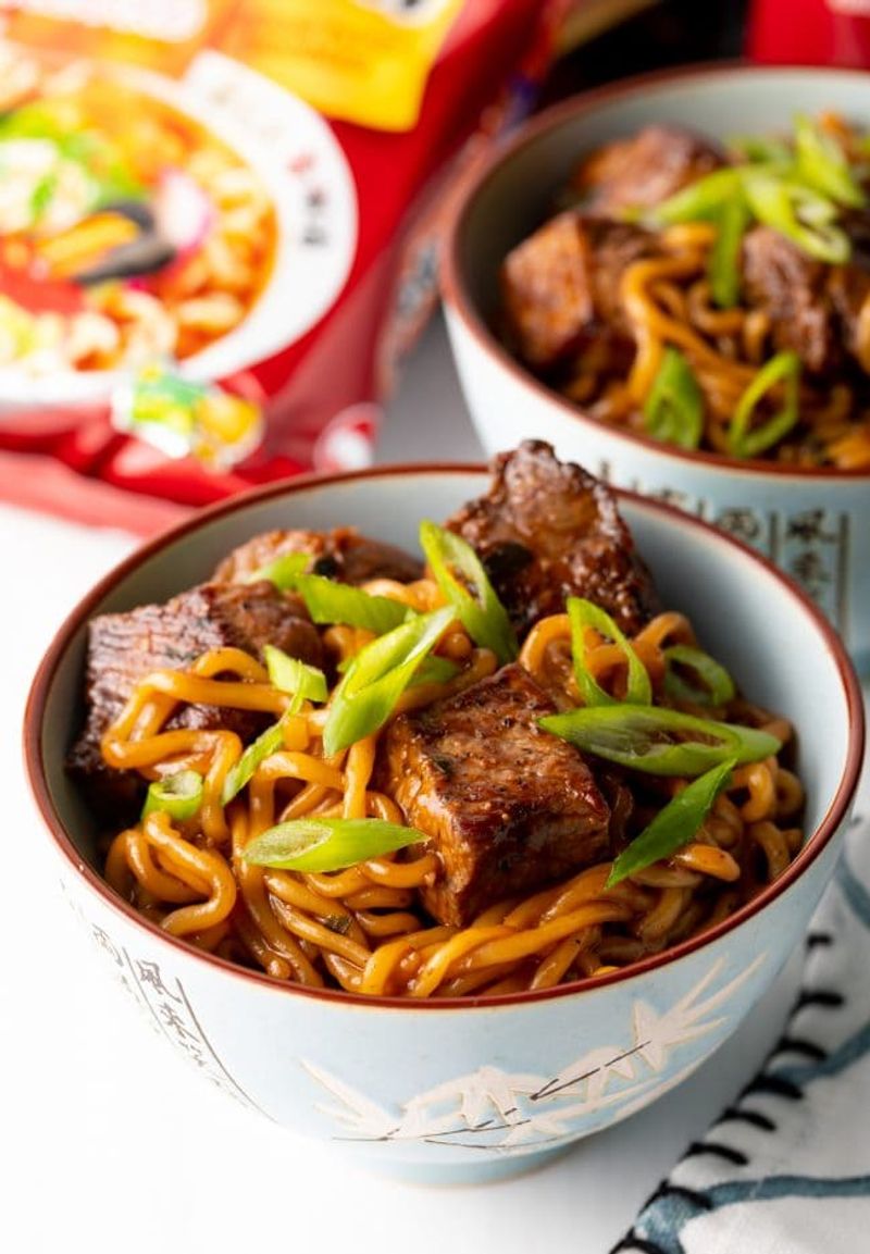 Spicy Korean Jjapaguri