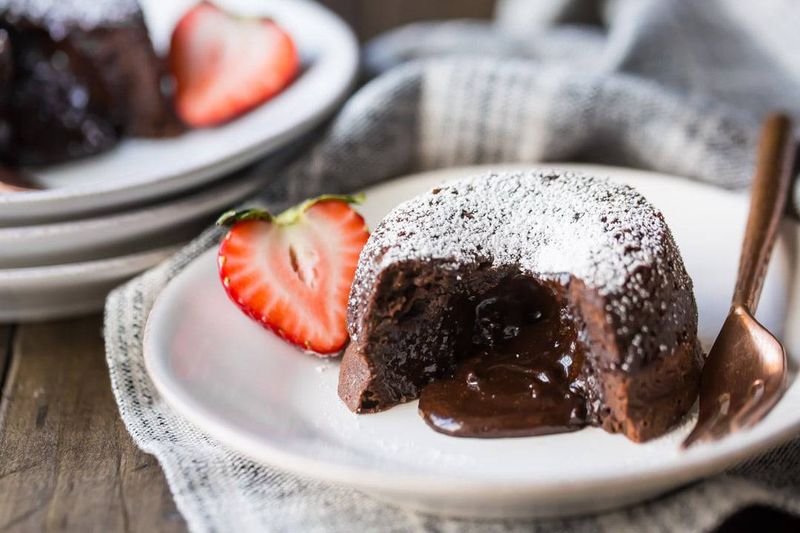 1990: Molten Chocolate Cake
