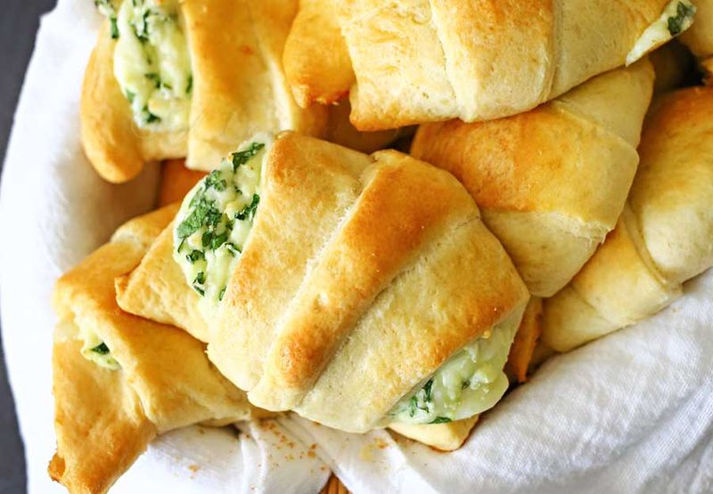 Cheesy Spinach Puffs