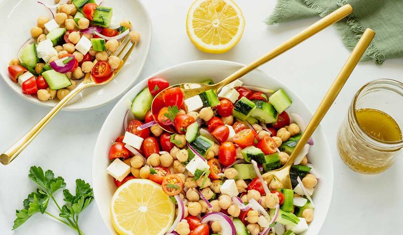 Mediterranean Chickpea Salad