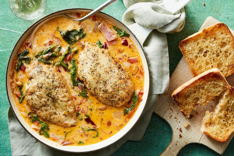 Creamy Garlic Tuscan Chicken