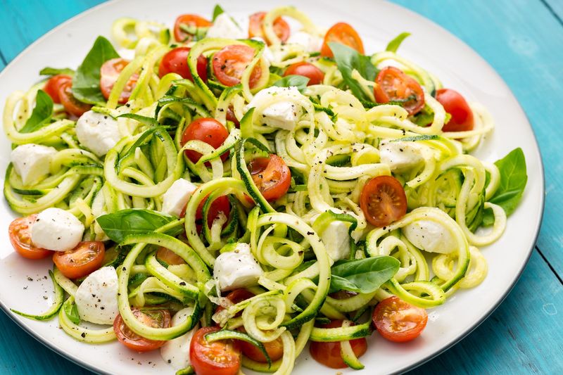 Zucchini Noodle Caprese
