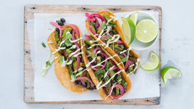 Avocado and Black Bean Tacos