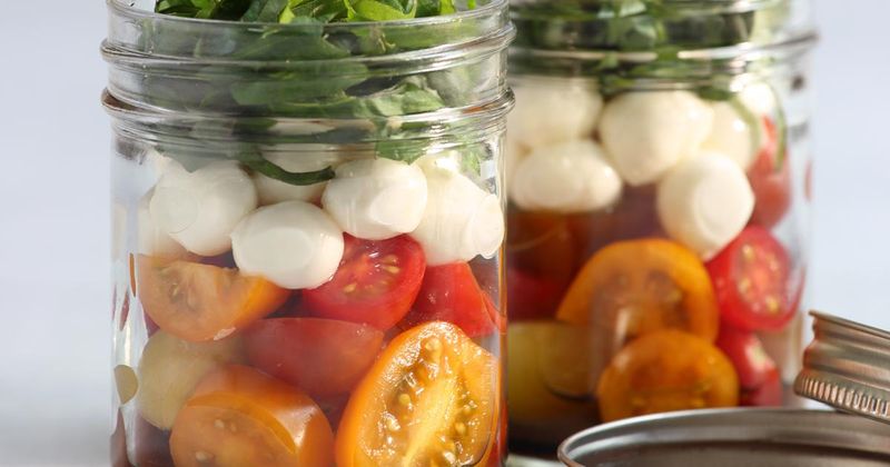 Caprese Salad Jars