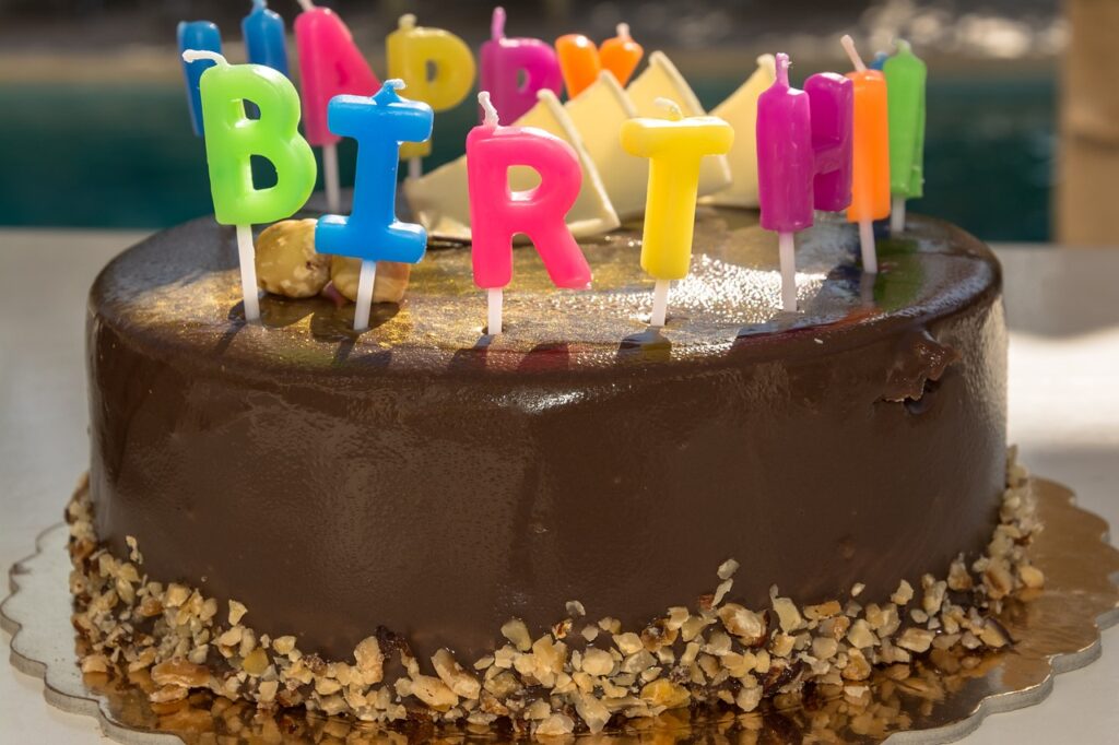 cake, dessert, happy, colorful, happy birthday, brown birthday, brown cake, brown dessert