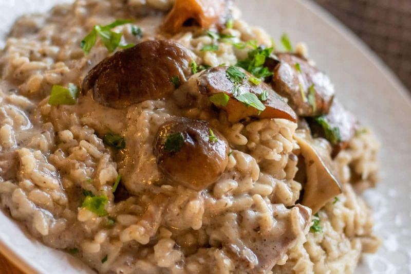 Creamy Mushroom Risotto