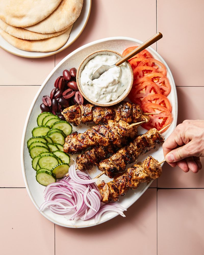 Grilled Greek Souvlaki