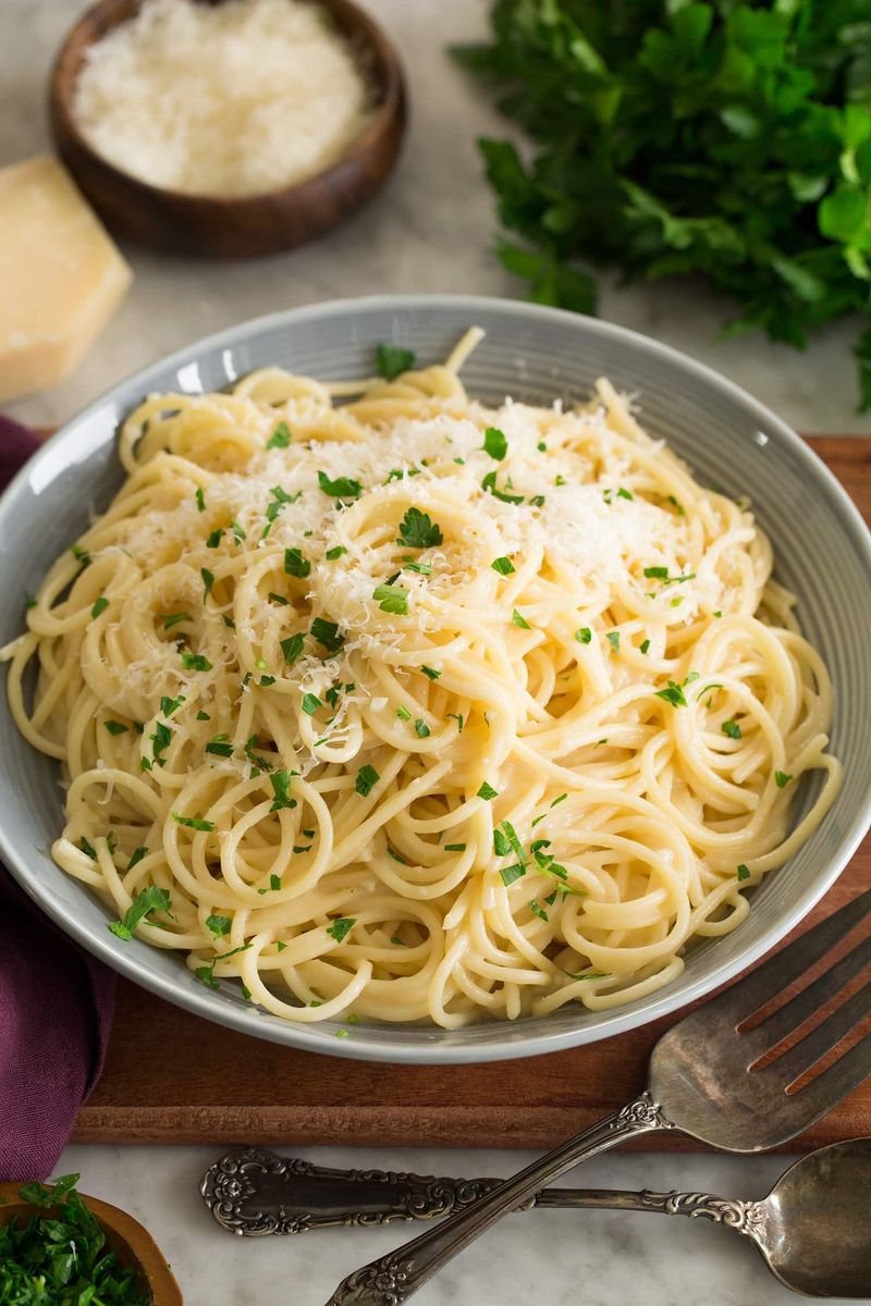 Creamy Garlic Parmesan Pasta