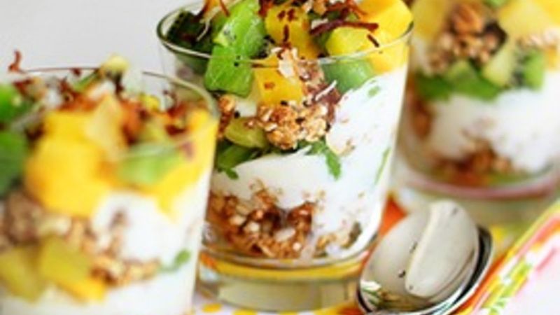 Tropical Fruit Parfait