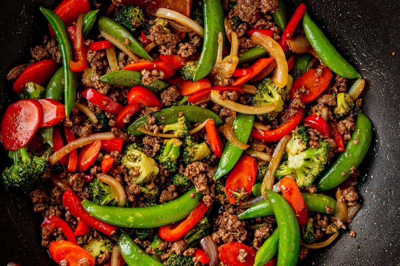 Savory Ground Beef Stir-Fry