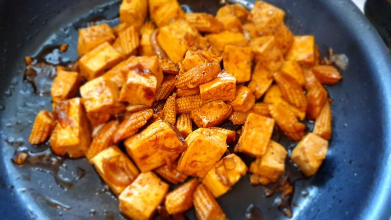 Bland Tofu Stir-fry
