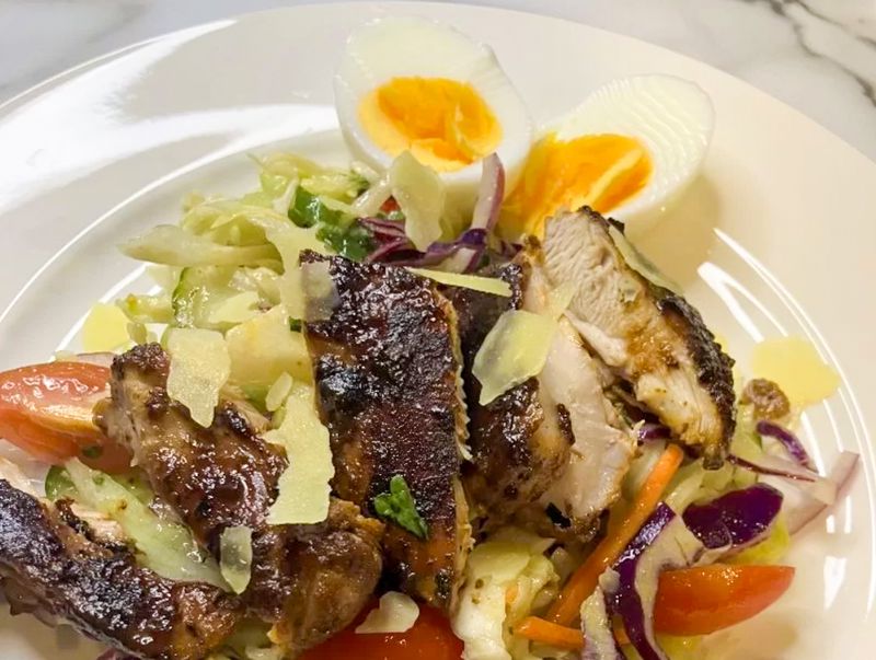 Grilled Lemon Herb Chicken Salad