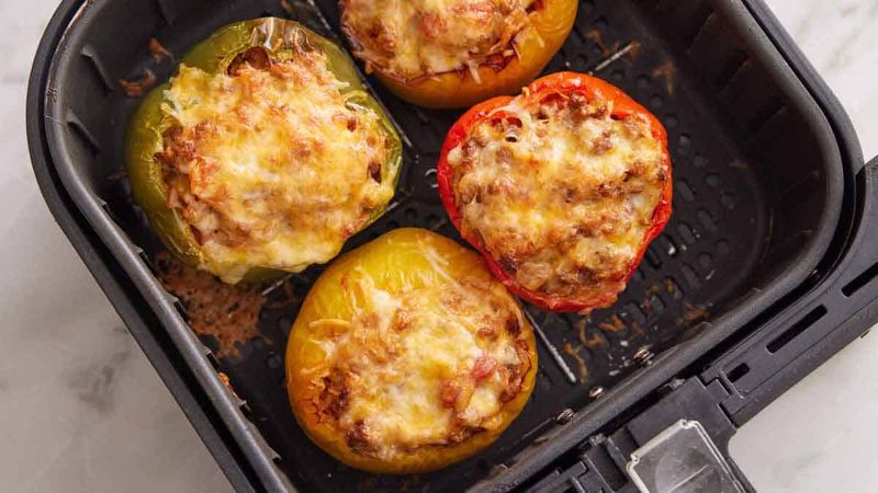 Air Fryer Stuffed Peppers