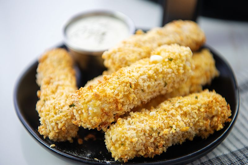 Air Fryer Mozzarella Sticks