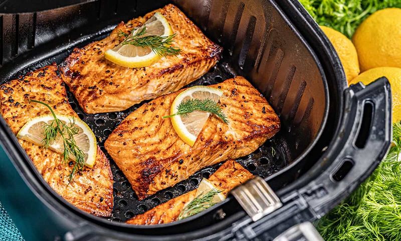 Air Fryer Salmon