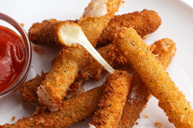 Air Fryer Mozzarella Sticks