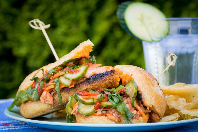 Alaska - Salmon Banh Mi