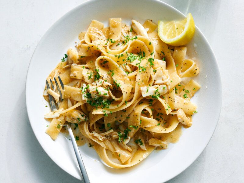 Alaska: King Crab Fettuccine Alfredo at Simon & Seafort's, Anchorage