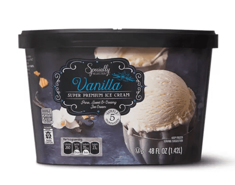 Aldi's Specially Selected Premium Ice Cream