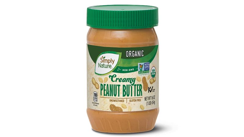 Aldi's Simply Nature Organic Peanut Butter