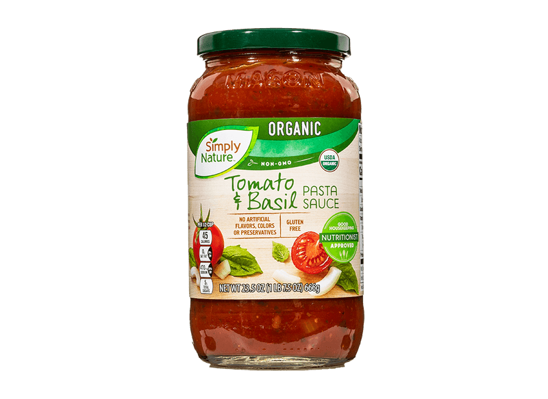 Aldi's Simply Nature Organic Marinara Sauce